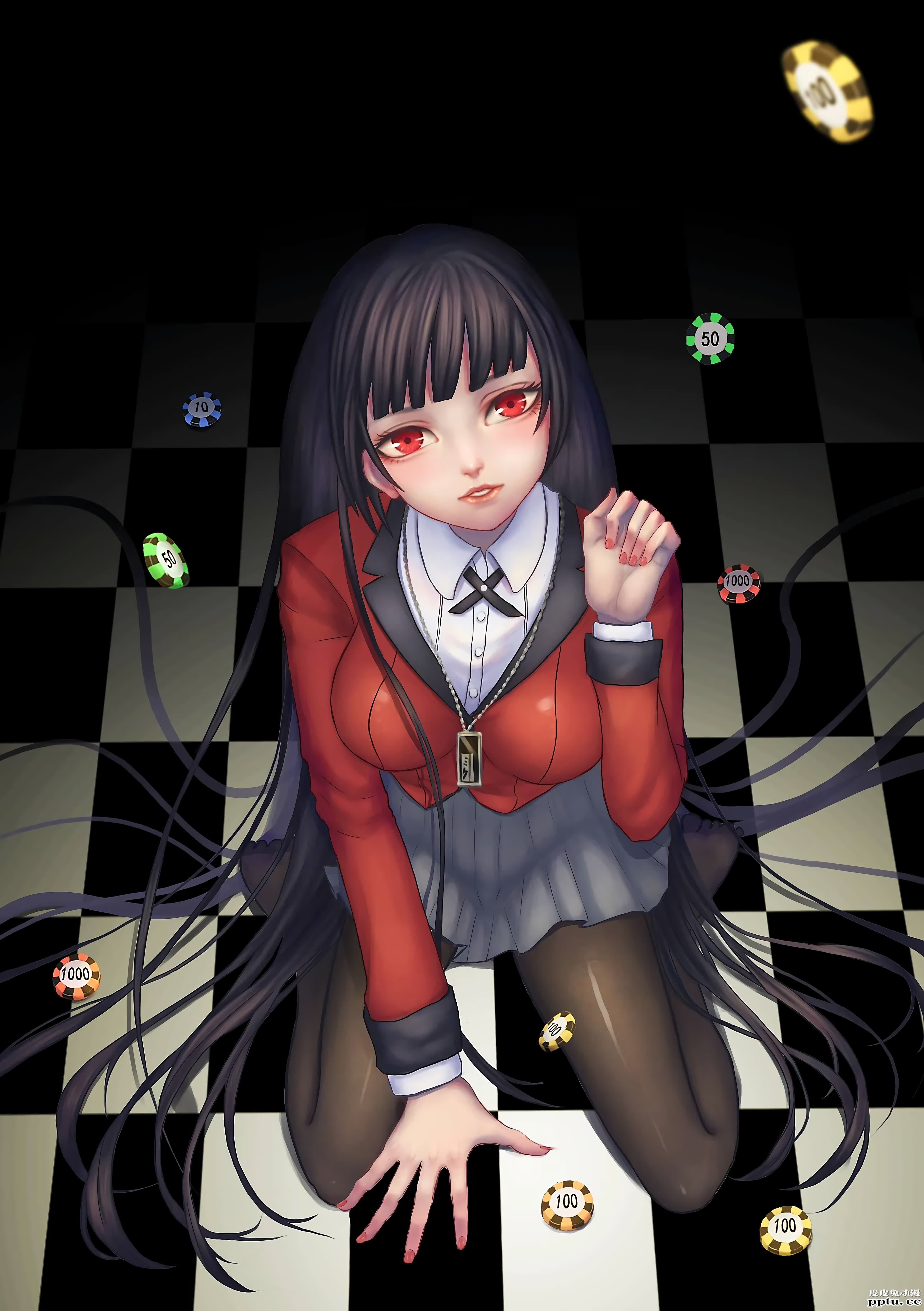 黑长直神秘美少女，狂赌之渊《蛇喰梦子》高清壁纸特辑！