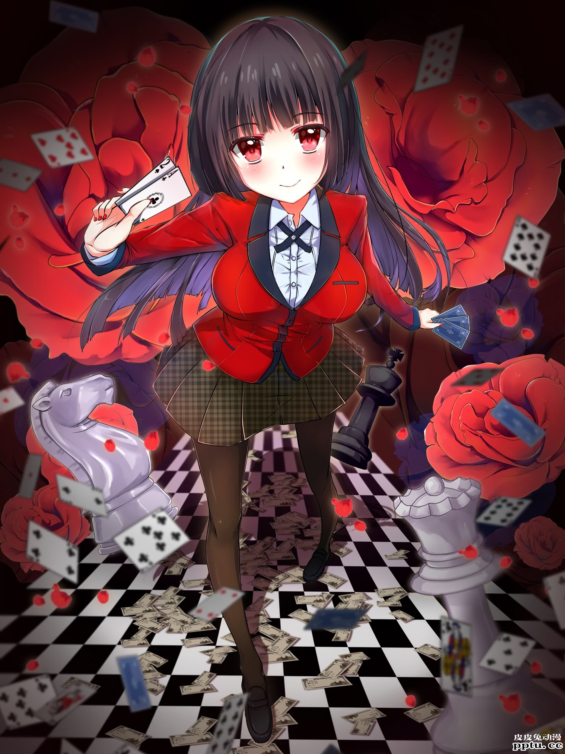 黑长直神秘美少女，狂赌之渊《蛇喰梦子》高清壁纸特辑！