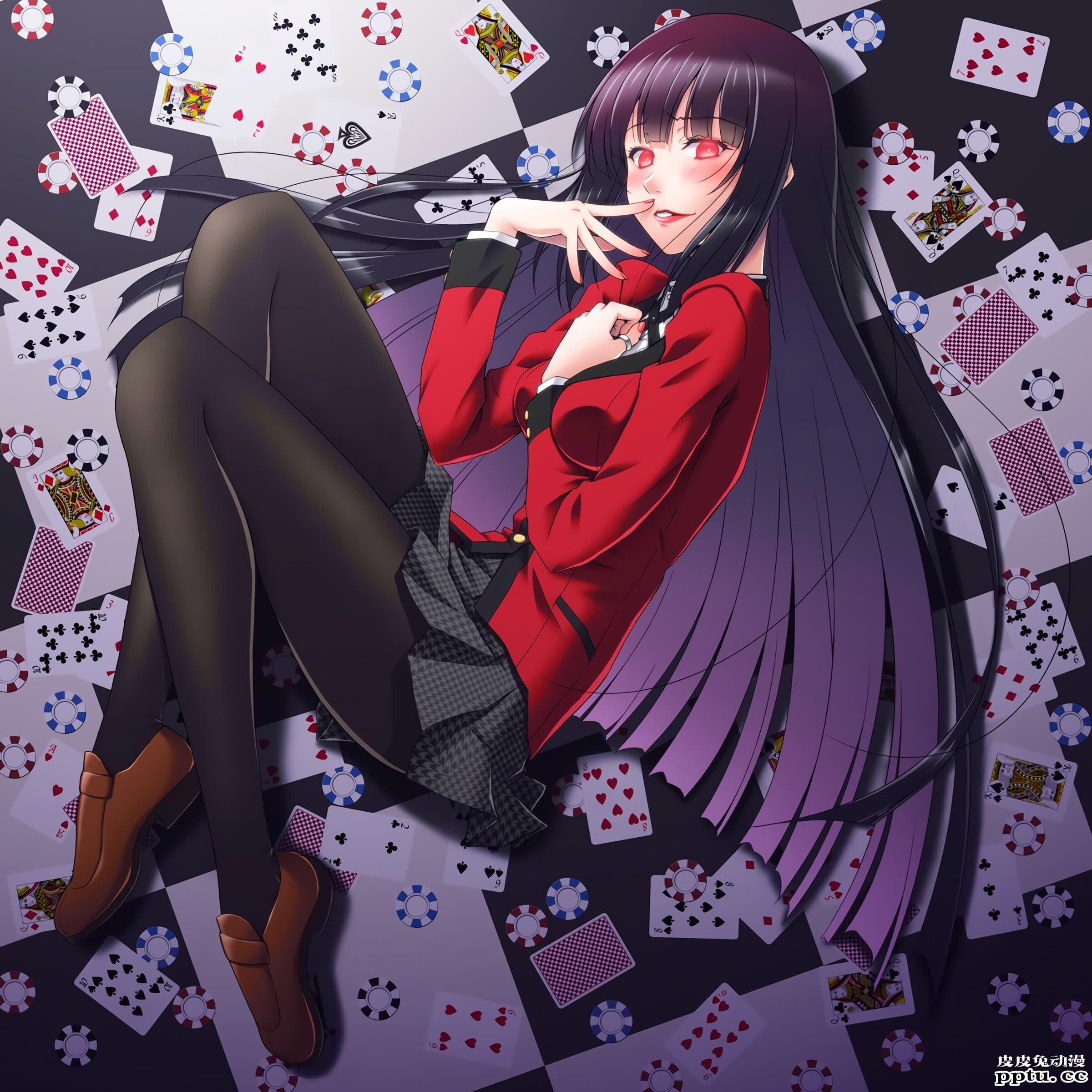 黑长直神秘美少女，狂赌之渊《蛇喰梦子》高清壁纸特辑！