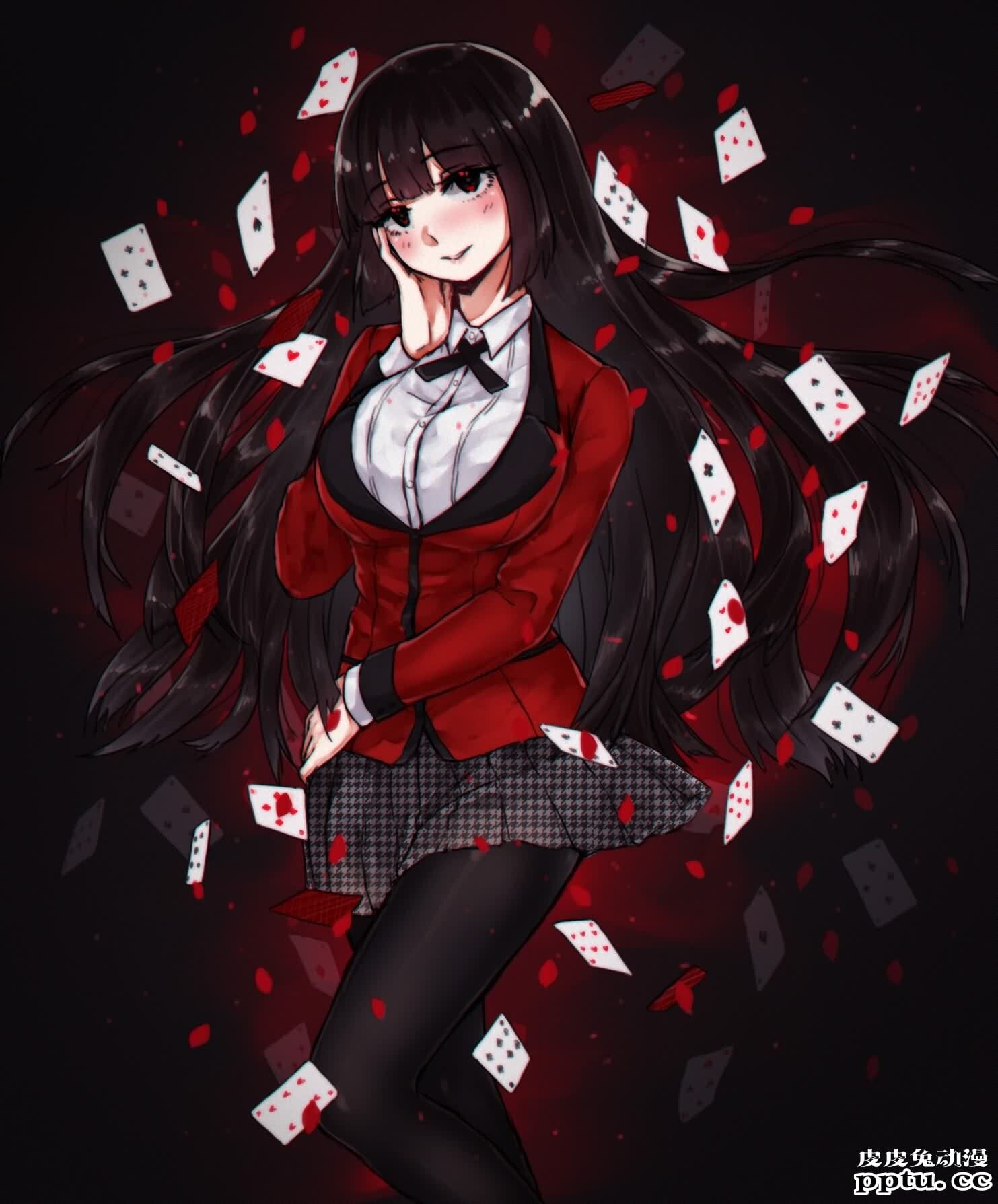 黑长直神秘美少女，狂赌之渊《蛇喰梦子》高清壁纸特辑！