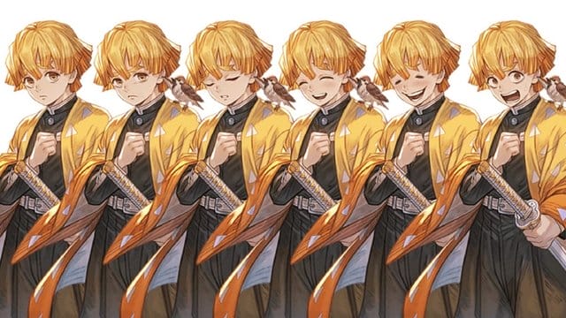 「鬼灭之刃」联动「碧蓝幻想」角色表情公开