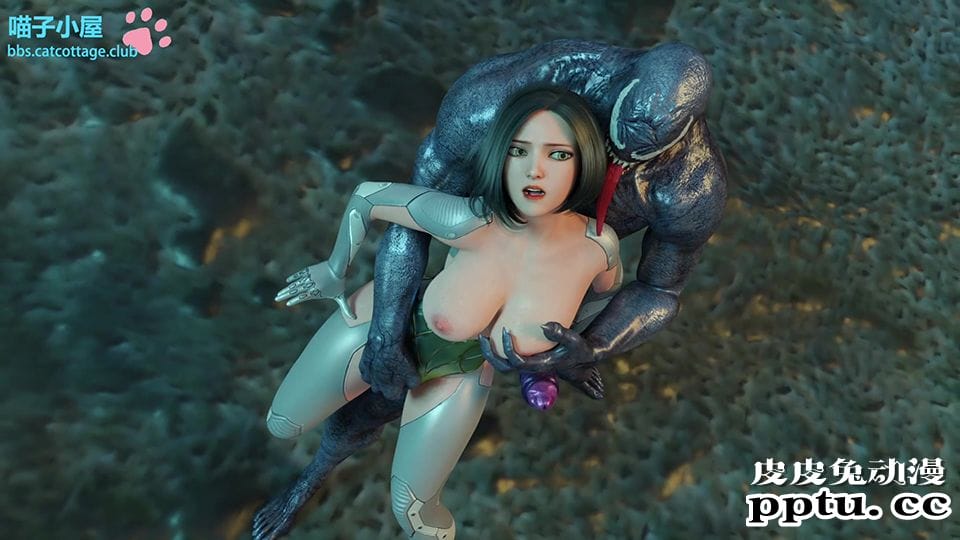 [3D/无修][电影同人] 阿丽塔vs毒液  [54P]