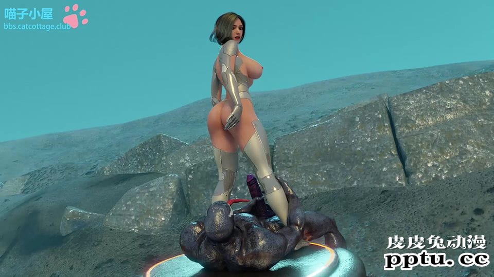 [3D/无修][电影同人] 阿丽塔vs毒液  [54P]