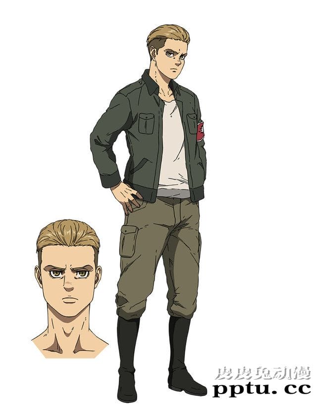 「进击的巨人 最终章」公开新角色皮克&波尔克人设图-皮皮兔动漫