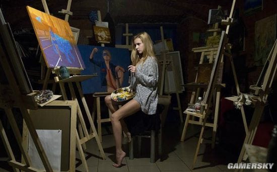 蛮腰秀腿的焦糖系正妹 俄罗斯网红美模热辣无比