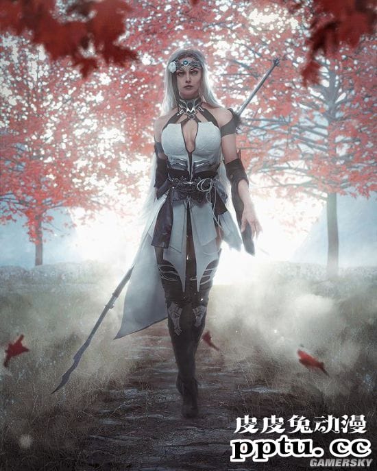 俄妹COS《赛博朋克2077》女歌星Lizzy Wizzy 金属光泽的性感