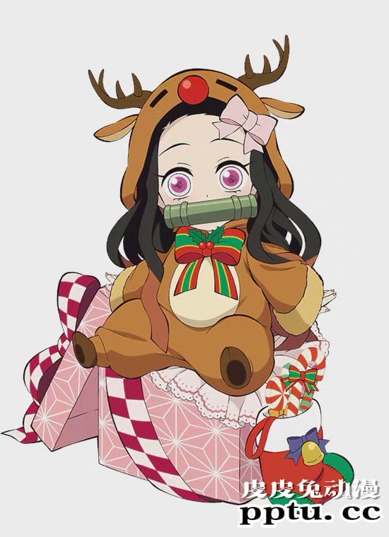 「鬼灭之刃」圣诞人物绘图公开