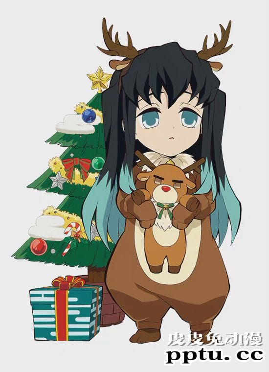 「鬼灭之刃」圣诞人物绘图公开