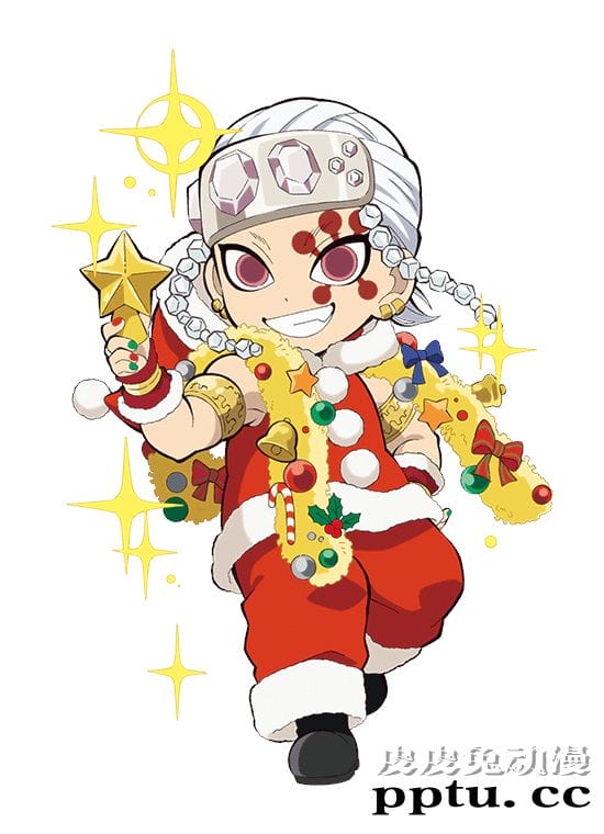 「鬼灭之刃」圣诞人物绘图公开