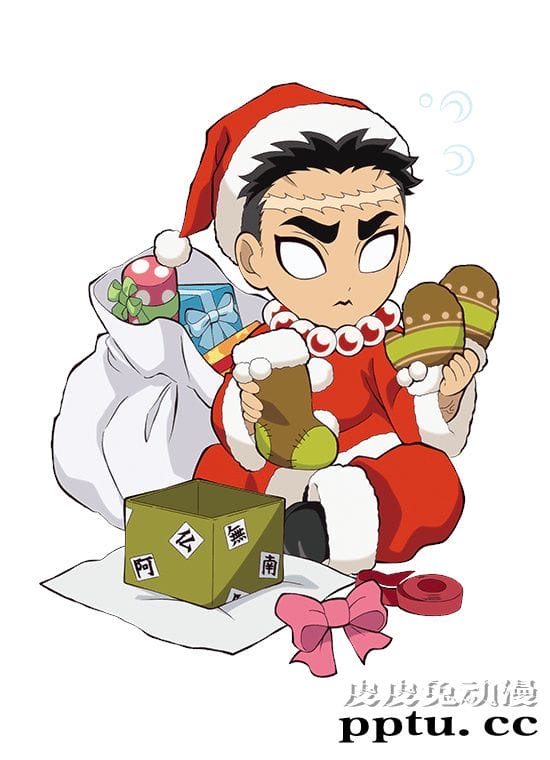 「鬼灭之刃」圣诞人物绘图公开