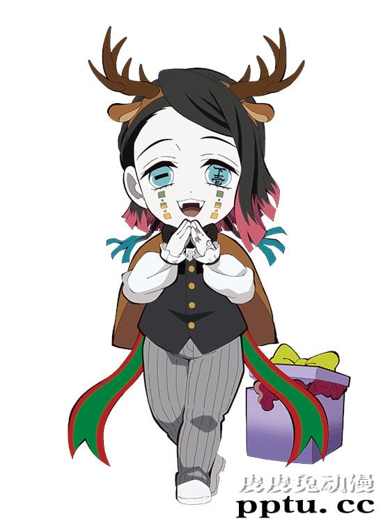 「鬼灭之刃」圣诞人物绘图公开