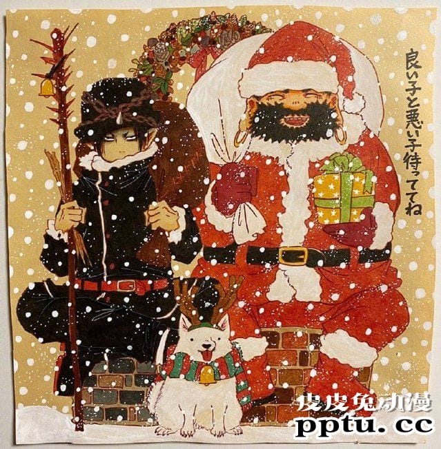 「鬼灯的冷彻」作者圣诞新绘公开