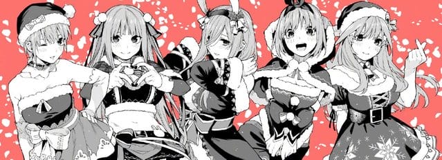 「五等分的新娘」圣诞贺图公开-皮皮兔动漫