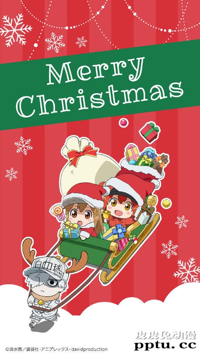 电视动画「工作细胞」第2季公开圣诞头像与壁纸