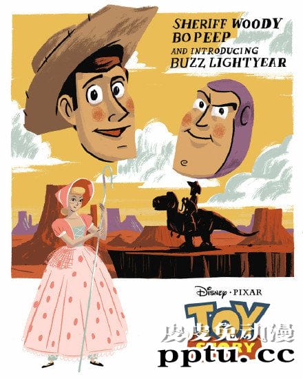 庆祝「玩具总动员」25周年 皮克斯公开特别海报-皮皮兔动漫