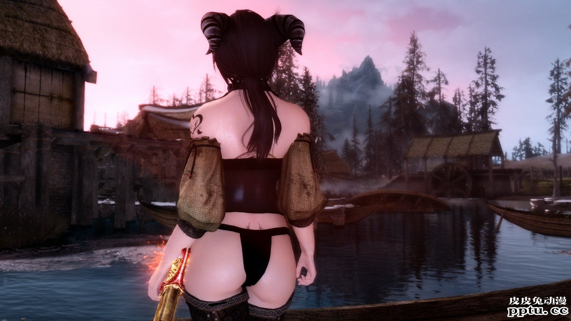 [中文] [3D全彩]高清绝美MOD图上古卷轴5天际part.2-3[50P]