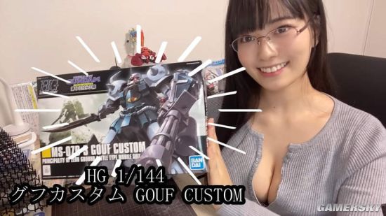 日本写真女星教你拼高达 涂装带战损良心至极