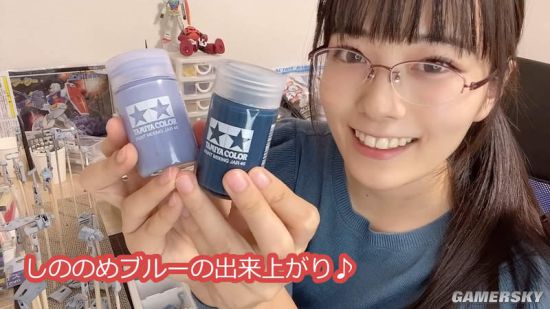 日本写真女星教你拼高达 涂装带战损良心至极