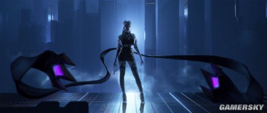 俄妹COS《LOL》KDA伊芙琳 皮裙黑丝下的修长美腿