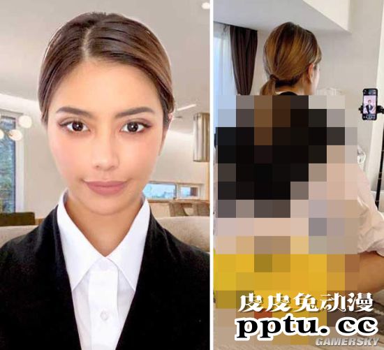 网红模特拍摄宅家的理想与现实 处理好上半身就够了-皮皮兔动漫