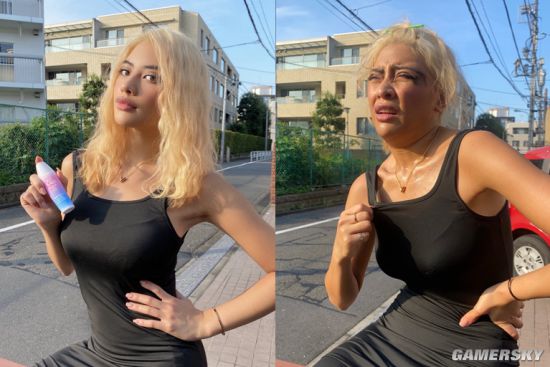 网红模特拍摄宅家的理想与现实 处理好上半身就够了