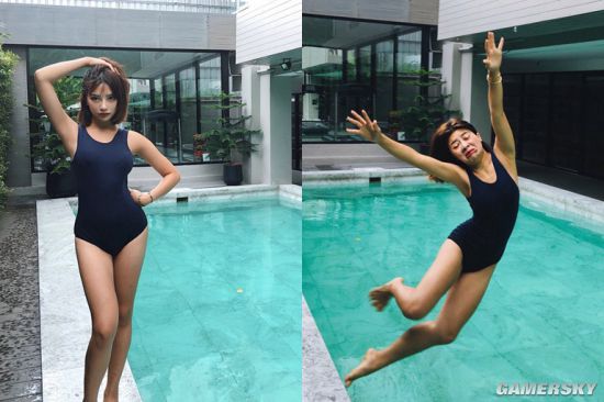 网红模特拍摄宅家的理想与现实 处理好上半身就够了