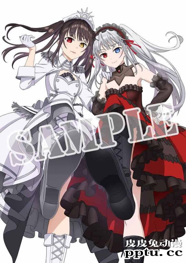 「约会大作战 狂三外传：红或白篇」公开BD店铺特典样式