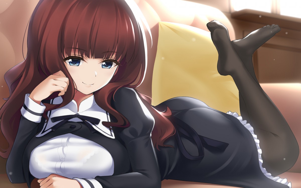 身材曲线优美的动漫美女壁纸