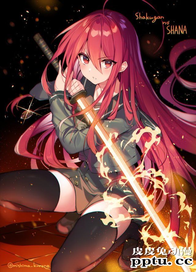 「不正经的魔术讲师与禁忌教典」插画师公开绘制的夏娜-皮皮兔动漫