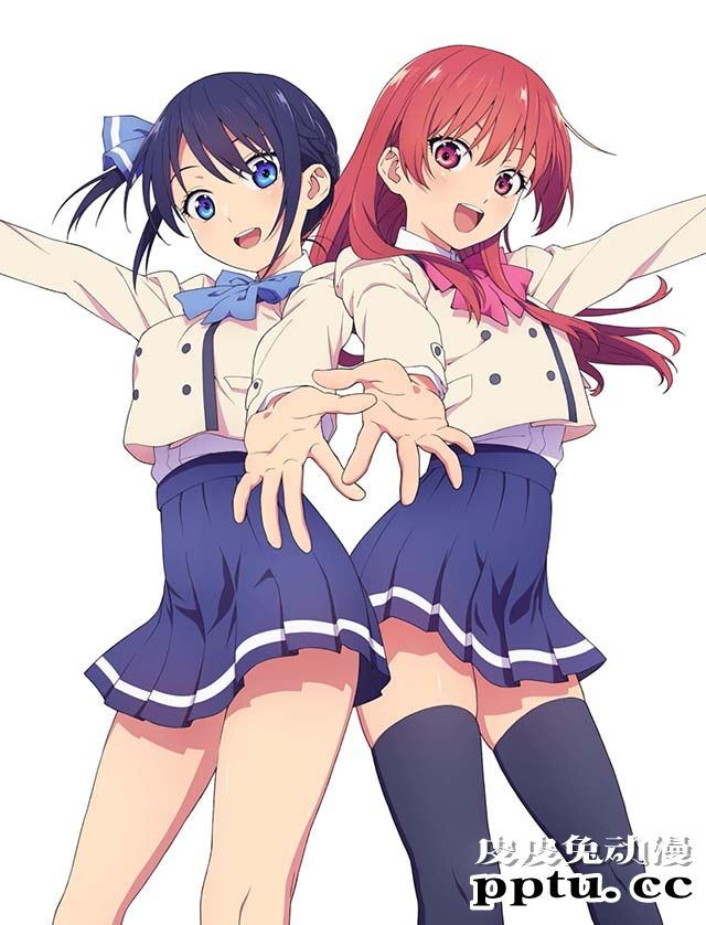 TV动画「女友成双」公开前导视觉图-皮皮兔动漫