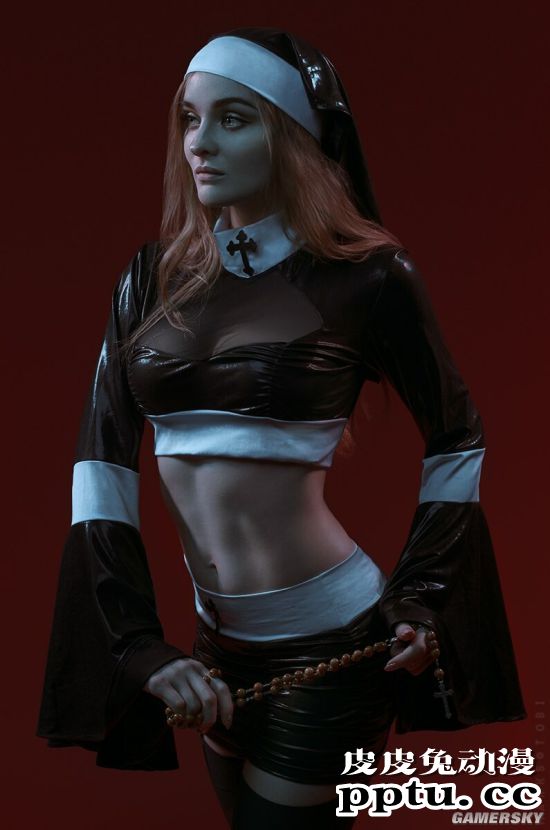 穿衣显瘦脱衣有肉的身材 俄罗斯正妹COSER仙气逼人