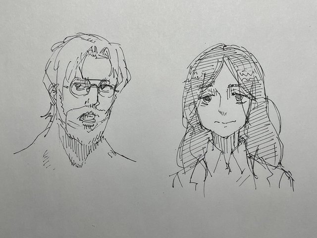 漫画「少女终末旅行」的作者为「进击的巨人」绘制的素描公开-皮皮兔动漫