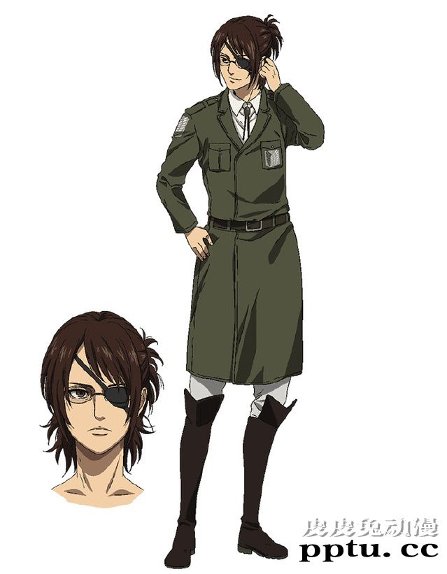 「进击的巨人 最终季」阿尔敏&韩吉角色设定图公开