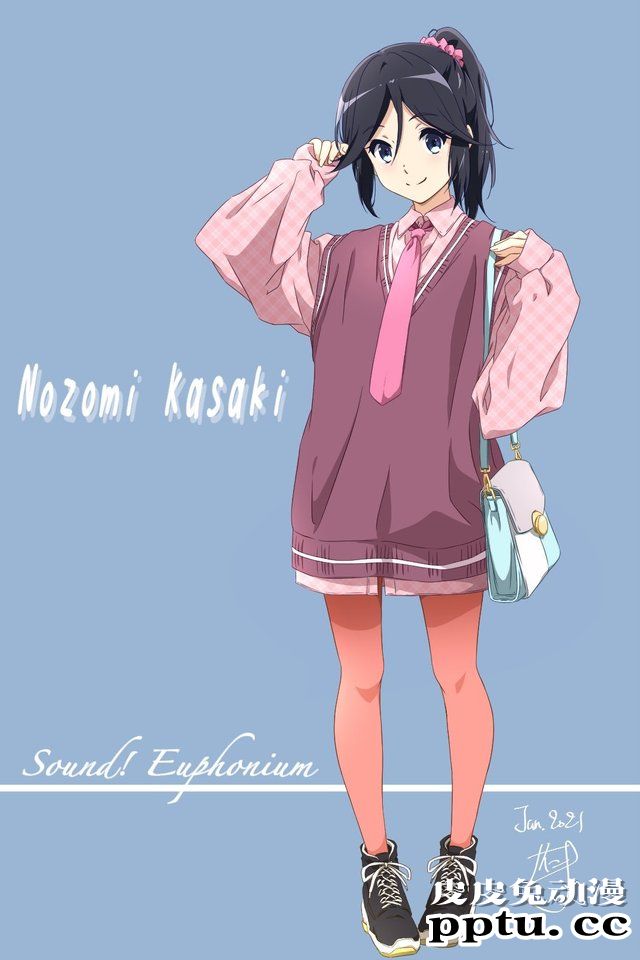 仁井学公开了为「吹响！上低音号」中的铠塚霙和伞木希美绘制的画像