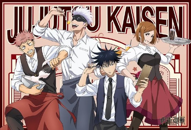 「咒术回战」联动SEGA collabo cafe新绘图公开-皮皮兔动漫