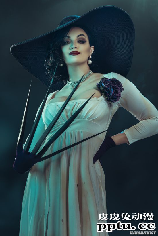 《生化8》吸血鬼贵妇COS美照合集 不仅大的性感眼神也很可怕