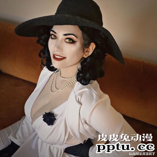 《生化8》吸血鬼贵妇COS美照合集 不仅大的性感眼神也很可怕