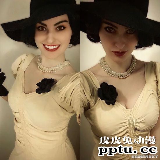 《生化8》吸血鬼贵妇COS美照合集 不仅大的性感眼神也很可怕