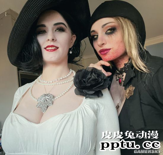 《生化8》吸血鬼贵妇COS美照合集 不仅大的性感眼神也很可怕