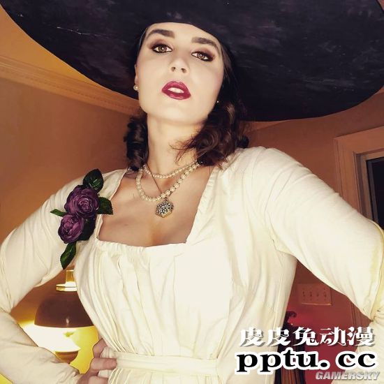 《生化8》吸血鬼贵妇COS美照合集 不仅大的性感眼神也很可怕