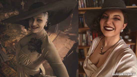 《生化8》吸血鬼贵妇COS美照合集 不仅大的性感眼神也很可怕