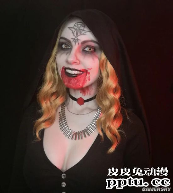 《生化8》吸血鬼贵妇COS美照合集 不仅大的性感眼神也很可怕