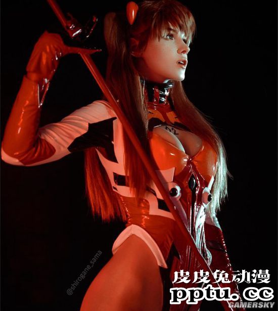 俄妹COS《LOL》兔女郎阿狸 兔耳格外性感