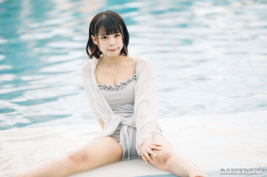 清爽短发散发满满活力 邻家女友气质的青春正妹