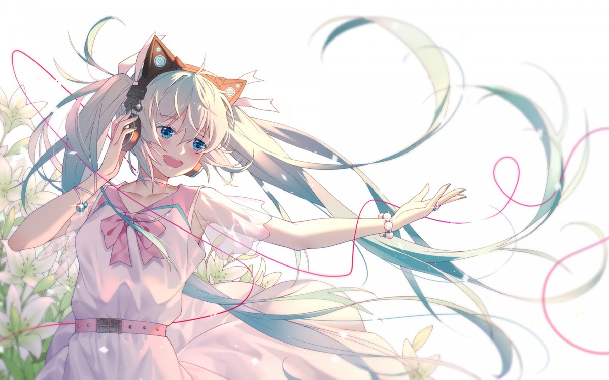 唯美公主殿下初音未来高清壁纸-皮皮兔动漫