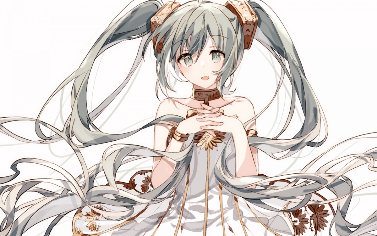 唯美公主殿下初音未来高清壁纸