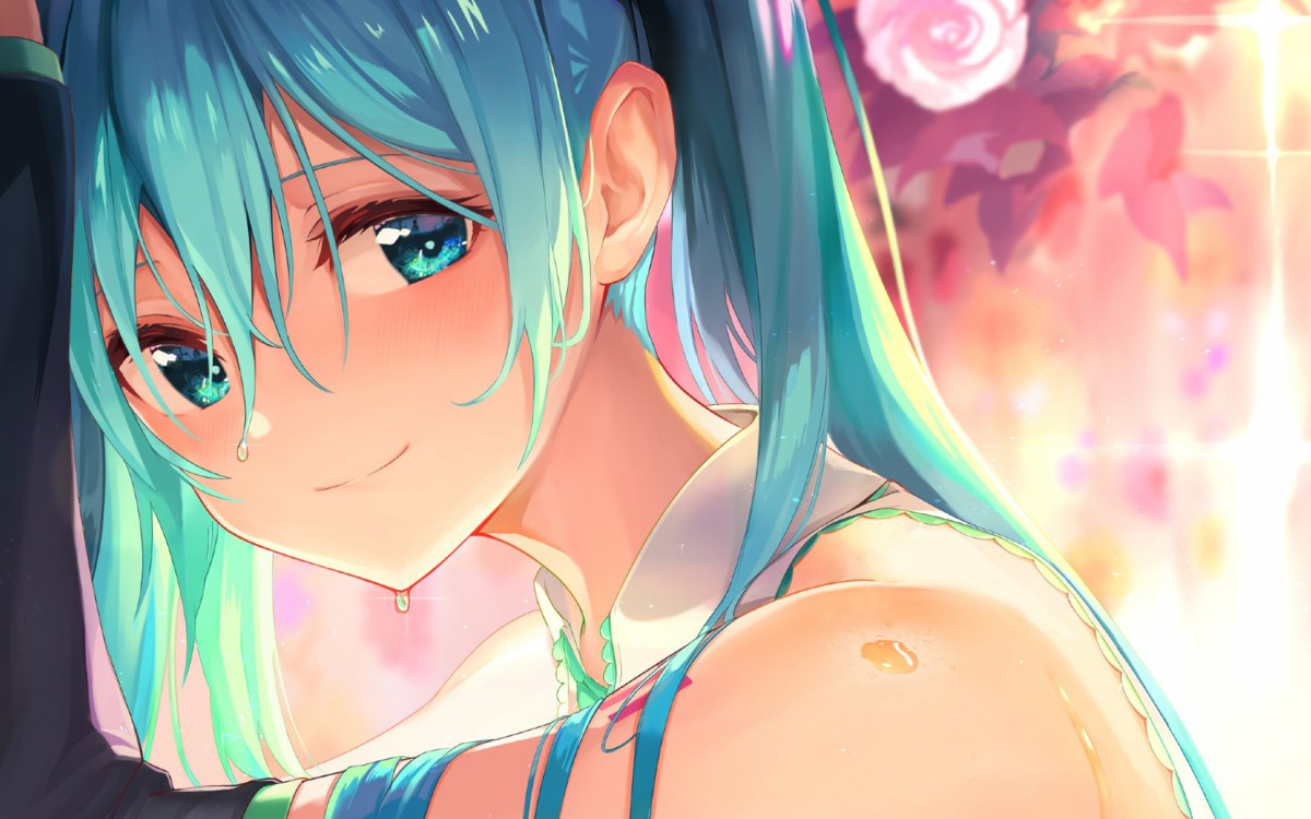 唯美公主殿下初音未来高清壁纸