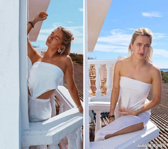 网红照片全靠P图和摆拍？这个妹子晒丑照揭露真相