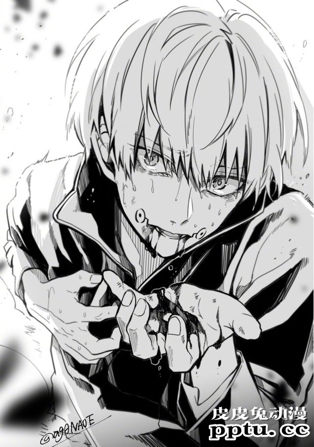 「青春X机关枪」作者新绘「咒术回战」狗卷棘公开-皮皮兔动漫