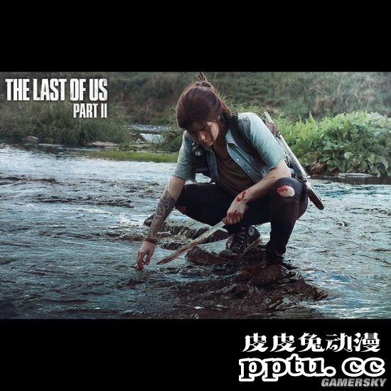 俄妹COS《最后生还者2》艾莉 特效拉满堪比电影大片-皮皮兔动漫